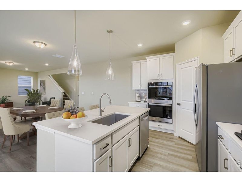 Furnished interior view inside a new home in Country Club Reserve, Fort Collins (Image 14).