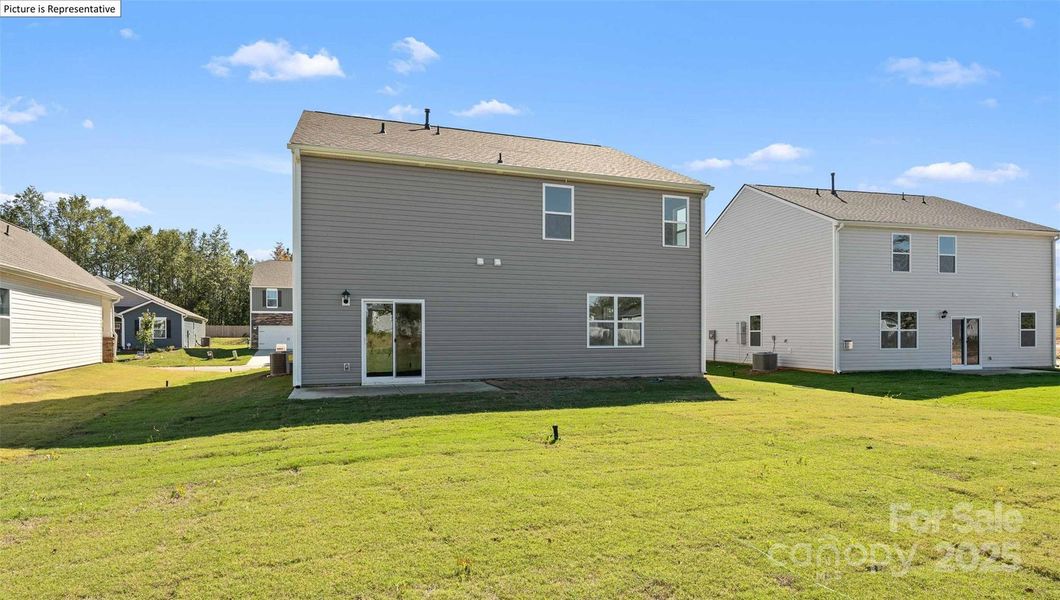 Front exterior of a new home in Secrest Commons, Monroe, NC, highlighting curb appeal (Image 16).