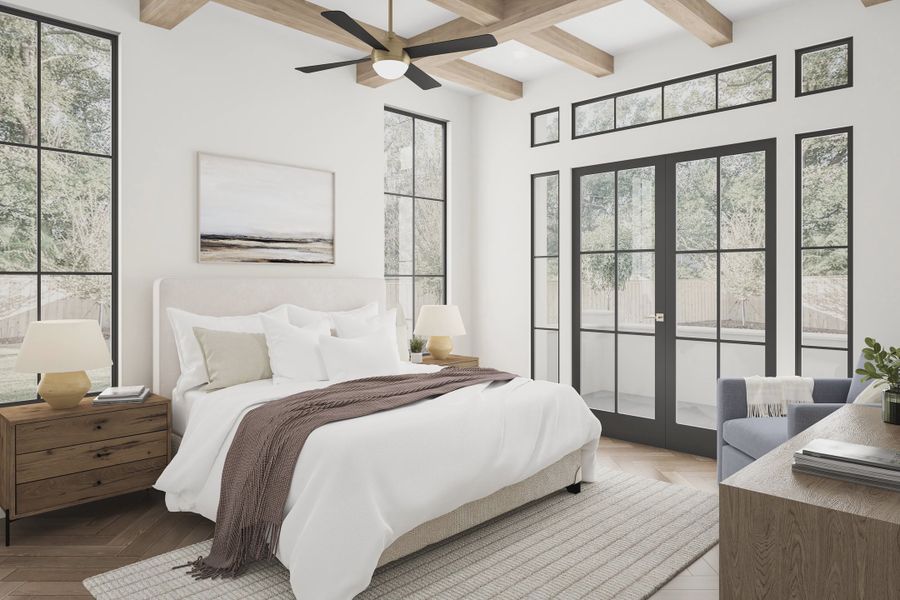 Representative furnished interior of a home built from the The Daphne by Homebound in The Villas at Lakeside, Flower Mound (Image 16). Representative furnished interior of a home built from the The Daphne by Homebound in The Villas at Lakeside, Flower Mound (Image 16).