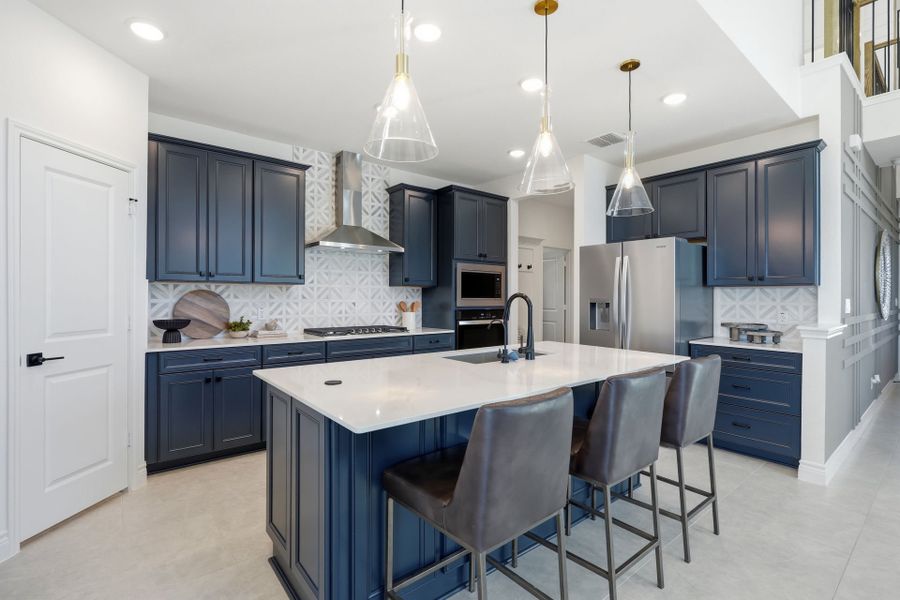Representative furnished interior of a home built from the Rainier by Pulte Homes in Davis Ranch, San Antonio (Image 10).