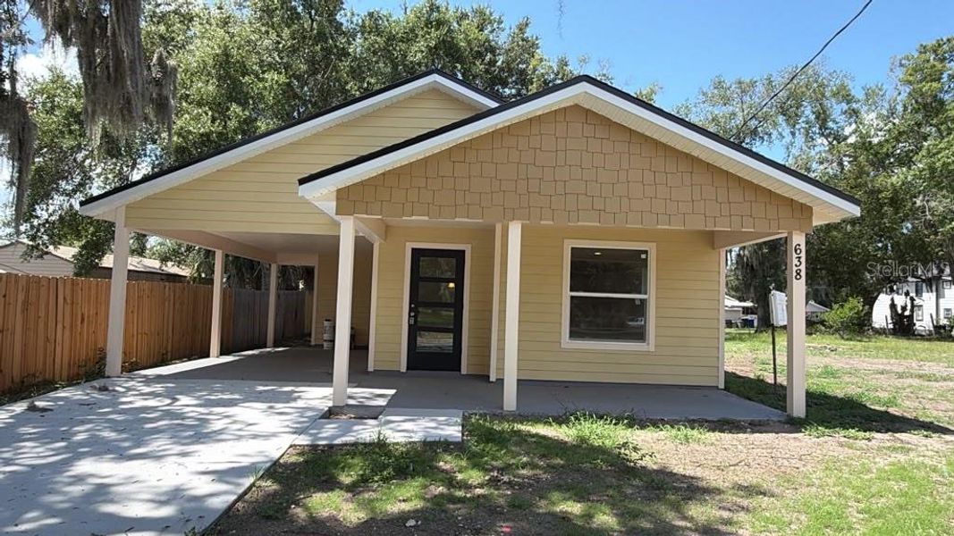 Exterior details and patio area of a home in , Lakeland (Image 13). Exterior details and patio area of a home in , Lakeland (Image 13).