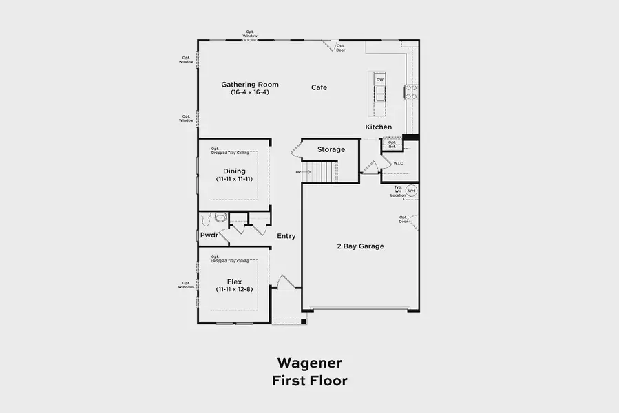 2D floor plan layout of this home in Station Pointe, Angier, NC (Image 2). 2D floor plan layout of this home in Station Pointe, Angier, NC (Image 2).
