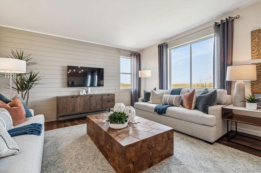 Furnished interior view inside a new home in Spring Valley Ranch, Elizabeth (Image 22).
