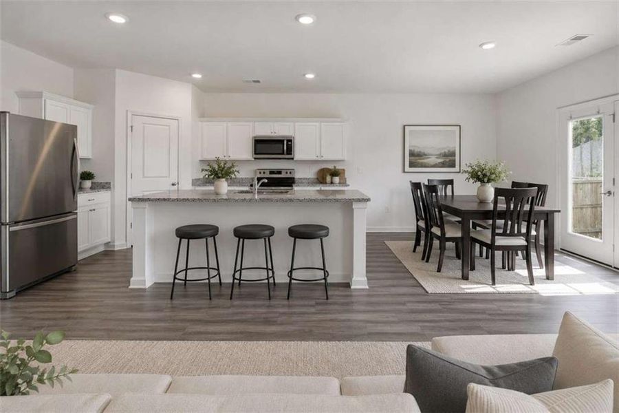 Furnished interior view inside a new home in Ashford Park, Covington (Image 13).