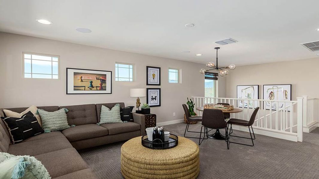 Representative furnished interior of a home built from the Pinnacle by Taylor Morrison in Paradisi Encore Collection, Surprise (Image 13).