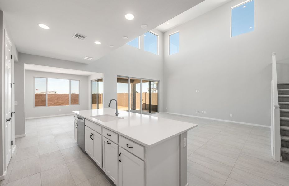 Furnished interior view inside a new home in Soleo, San Tan Valley (Image 13).