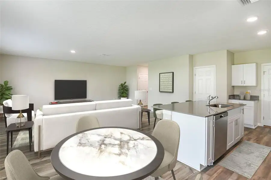 Furnished interior view inside a new home in Scenic Terrace, Haines City (Image 2).