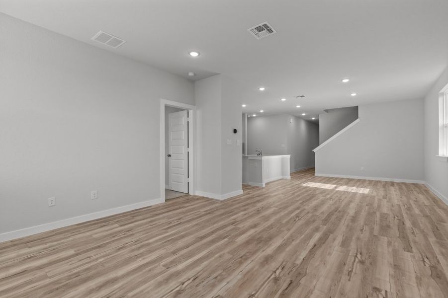 A large empty room.