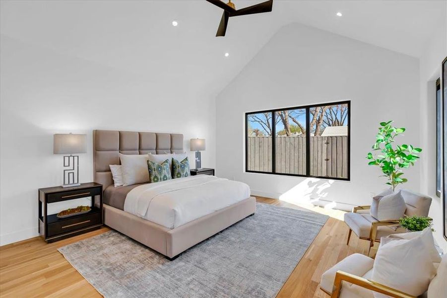 Furnished interior view inside a new home in , Dallas (Image 39).