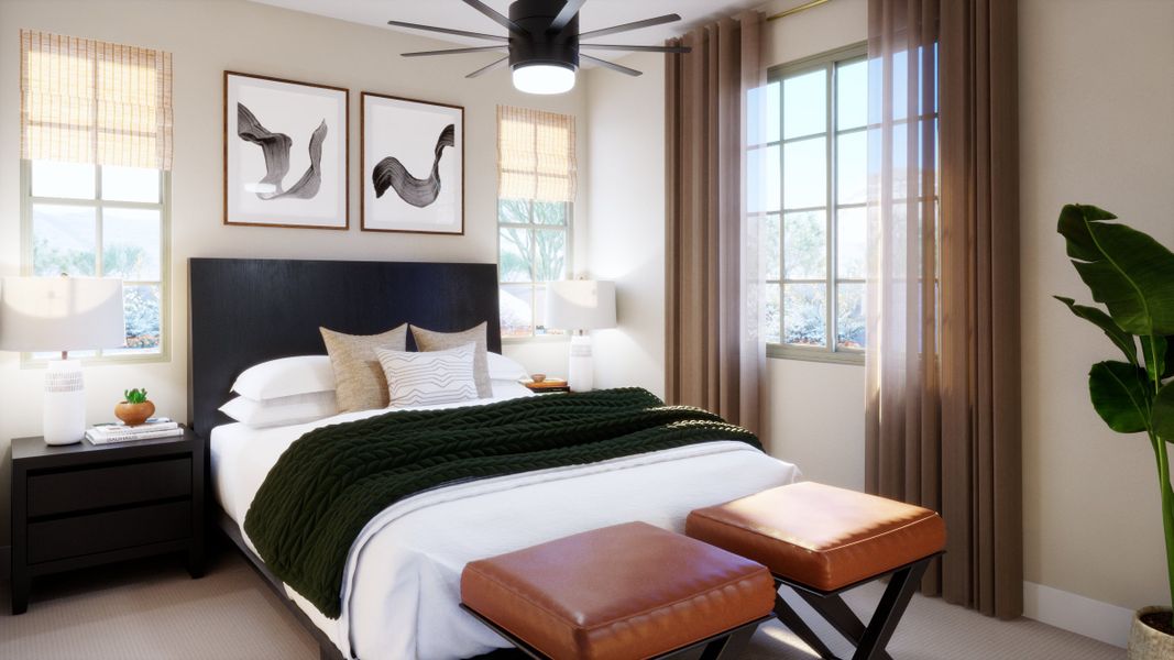 Representative furnished interior of a home built from the Mariposa by Risewell Homes in Mira Vista at Victory, Buckeye (Image 4). Representative furnished interior of a home built from the Mariposa by Risewell Homes in Mira Vista at Victory, Buckeye (Image 4).