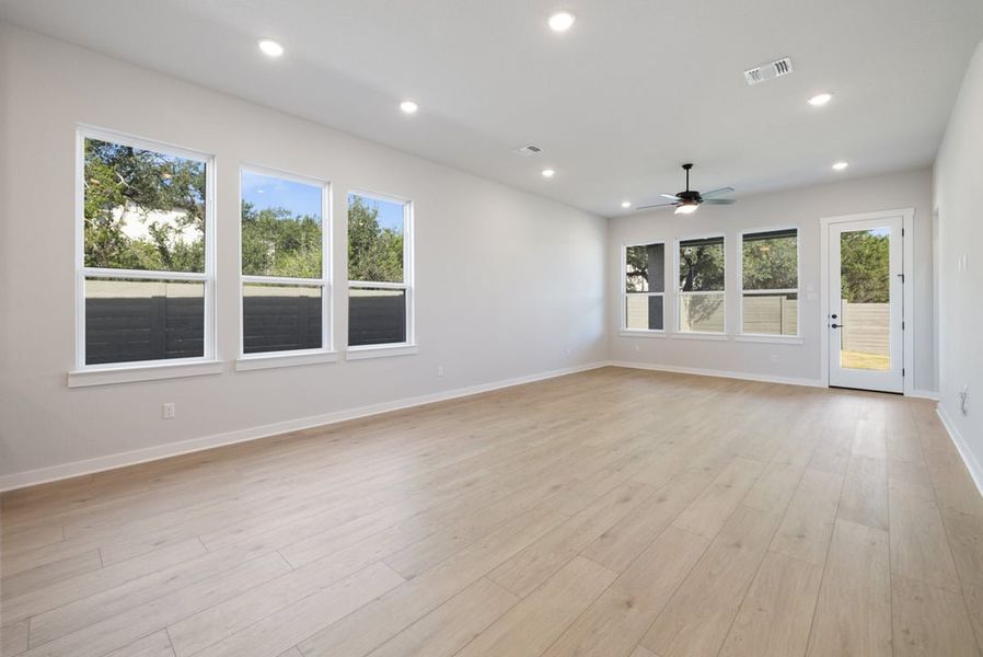 Spacious, unfurnished interior of a new home in Arbor Collection At Wolf Ranch, Georgetown (Image 23).