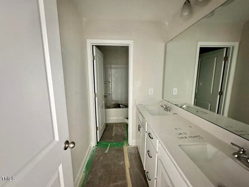 Furnished interior view inside a new home in Glenmere, Knightdale (Image 70). Furnished interior view inside a new home in Glenmere, Knightdale (Image 70).