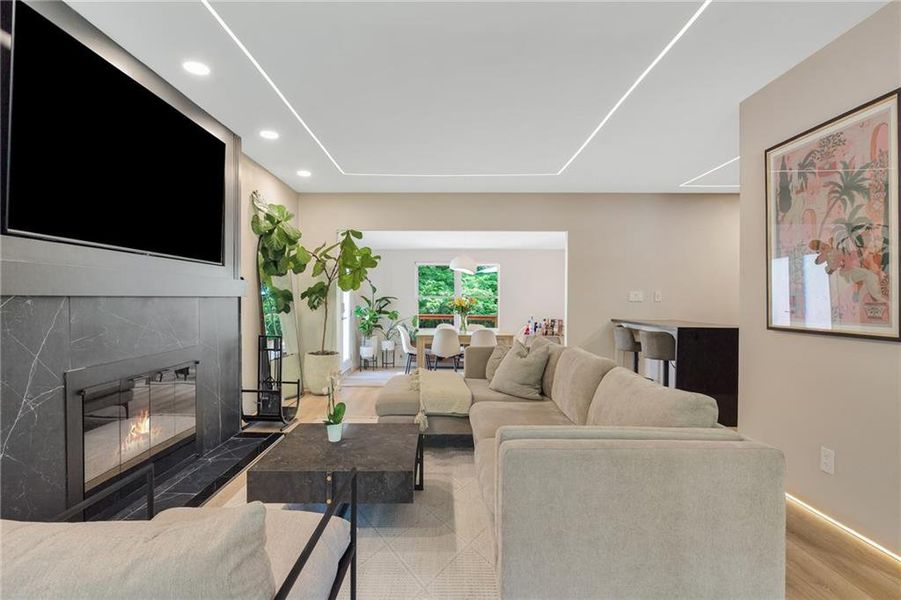 Furnished interior view inside a new home in , Decatur (Image 5).