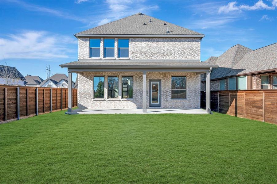 Exterior details and patio area of a home in Solterra - Garden Series, Mesquite (Image 2).