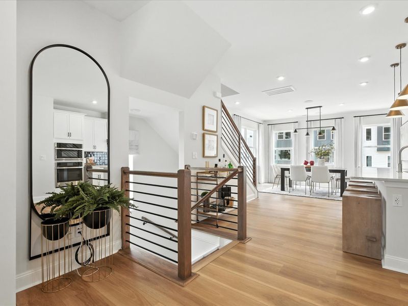 Representative furnished interior of a home built from the Beau by Tri Pointe Homes in Archer Row, Charlotte (Image 21).