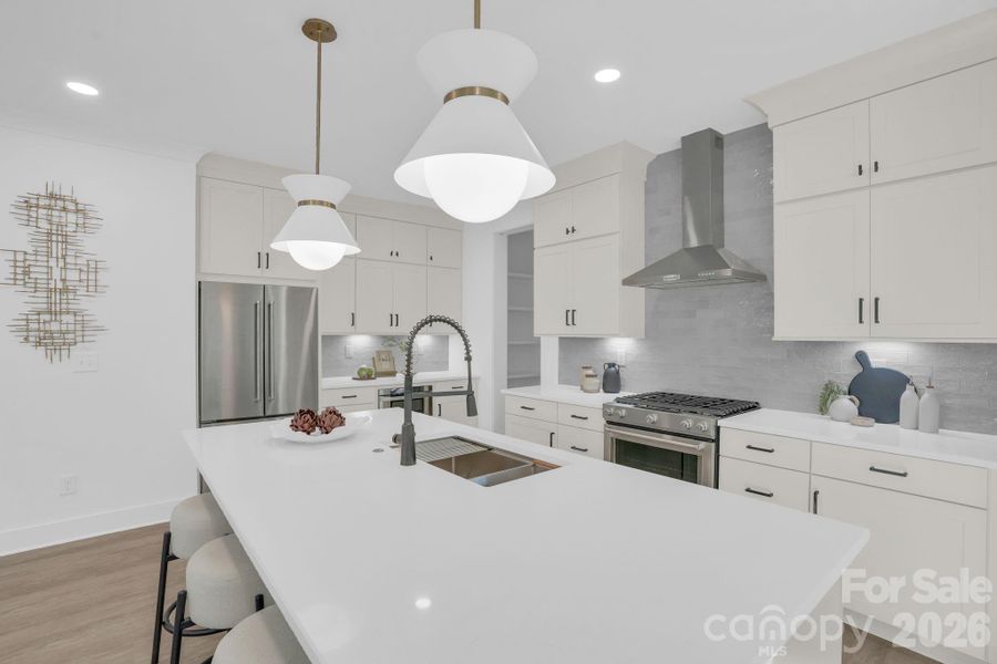 Furnished interior view inside a new home in , Charlotte (Image 7).