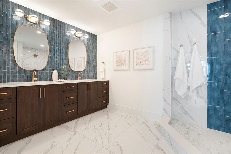 Furnished interior view inside a new home in , Sarasota (Image 33).