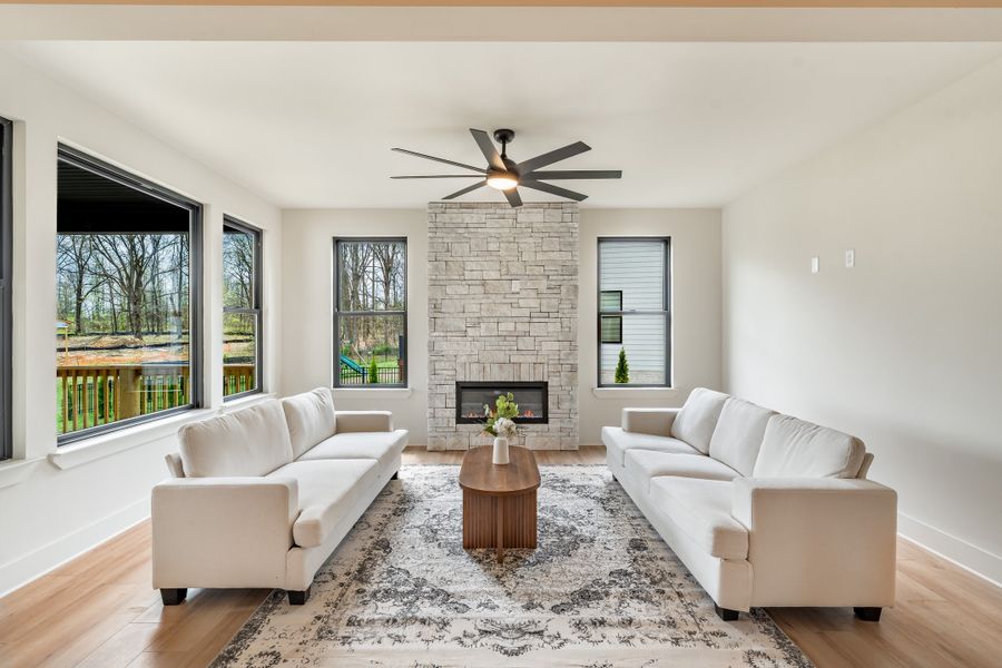 Representative exterior photo of a completed home built from the Ivy by Norfleet Builders in Cambria, White House, TN (Image 8).