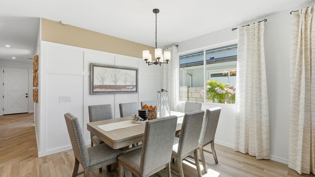 Representative furnished interior of a home built from the Bluebell by DRB Homes in Apache Farms, Buckeye (Image 16).