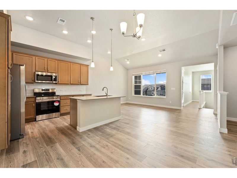 Furnished interior view inside a new home in The Lakes at Centerra, Loveland (Image 13).