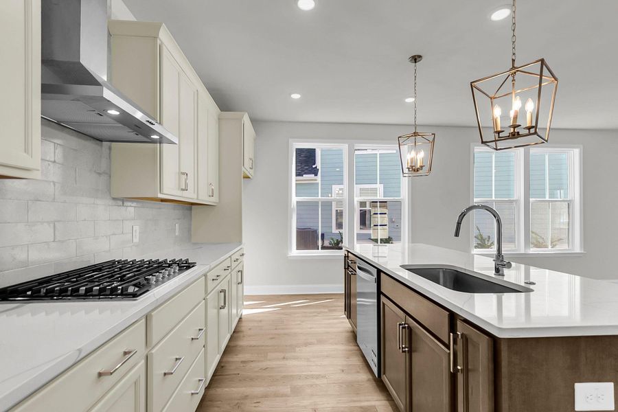 Furnished interior view inside a new home in Sweetgrass Station, Summerville (Image 10).