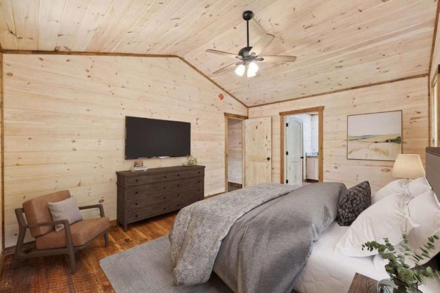 Furnished interior view inside a new home in , Blue Ridge (Image 17). Furnished interior view inside a new home in , Blue Ridge (Image 17).