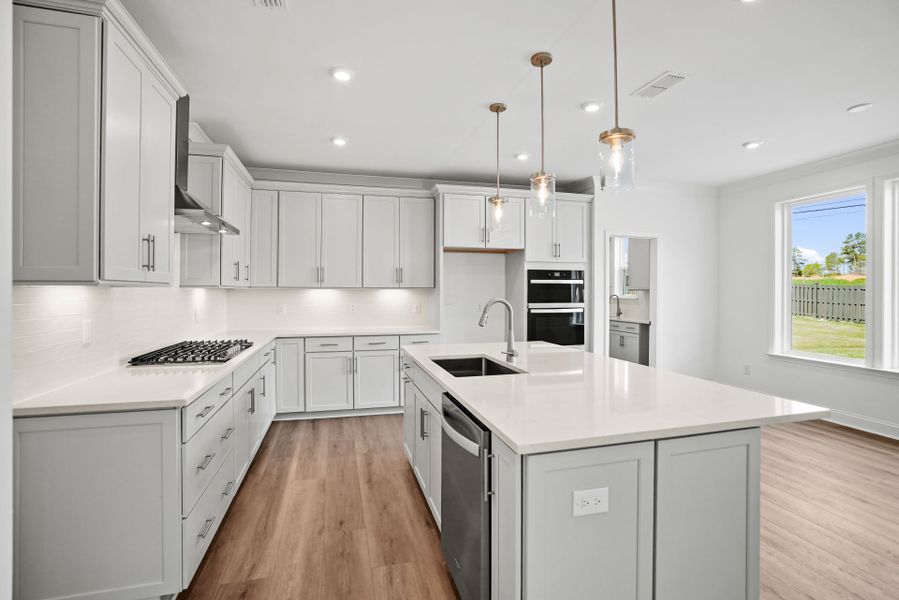 Representative furnished interior of a home built from the Herdwick by Pulte Homes in Parkside Crossing, Charlotte (Image 6). Representative furnished interior of a home built from the Herdwick by Pulte Homes in Parkside Crossing, Charlotte (Image 6).