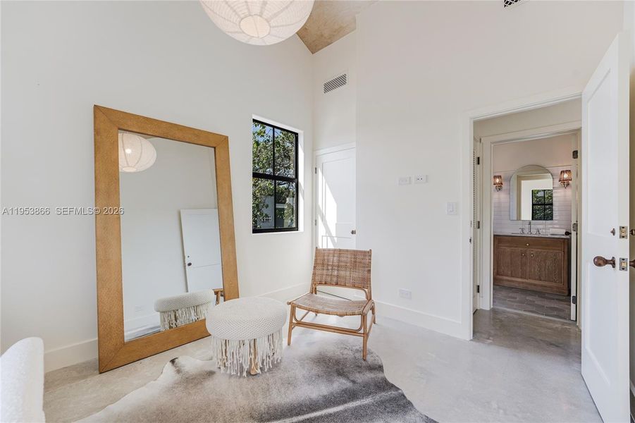 Furnished interior view inside a new home in , Miami (Image 14).