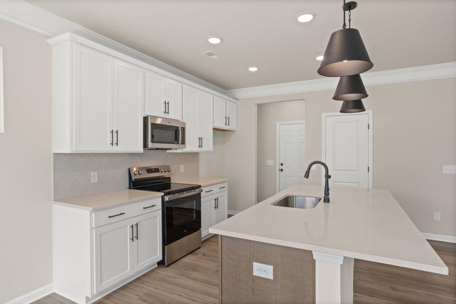 Furnished interior view inside a new home in Greenrich Mill, Simpsonville (Image 9).