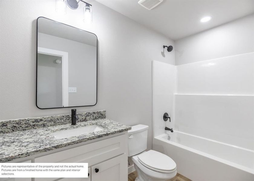 Furnished interior view inside a new home in , Abilene (Image 7).