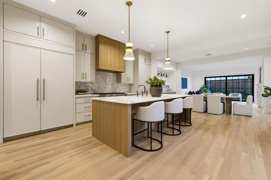 Furnished interior view inside a new home in , Dallas (Image 8).