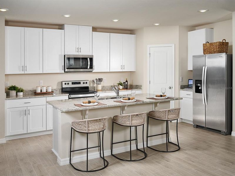 Furnished interior view inside a new home in Pine Ridge Meadows, Hudson (Image 8).