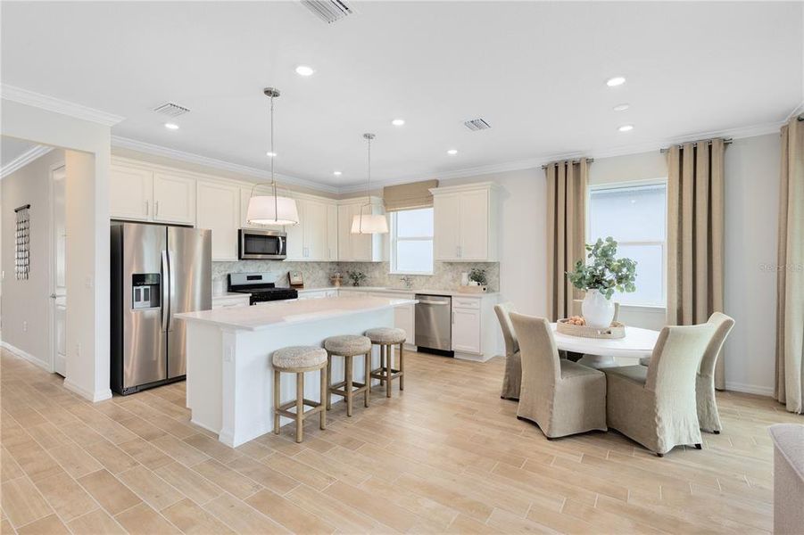 Furnished interior view inside a new home in Sunrise Estates, West Melbourne (Image 4).