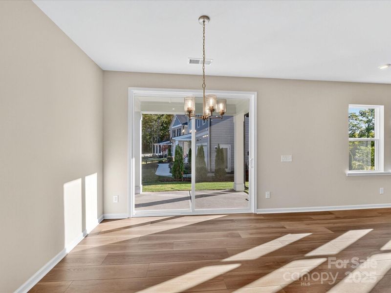 Sliding Glass Doors Leading to Outdoor Living Space.