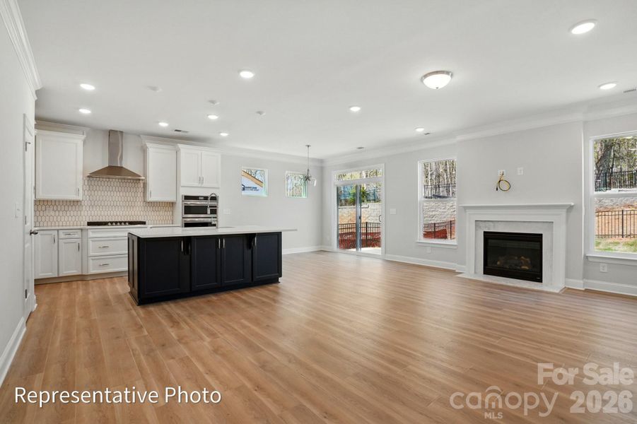 Furnished interior view inside a new home in Founders Landing | 55+ Community, Gastonia (Image 5).