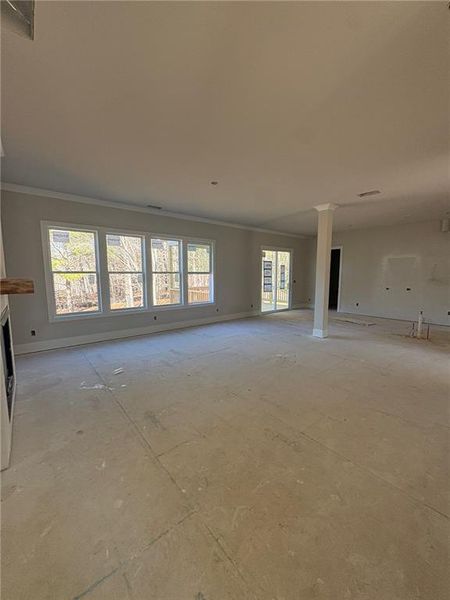 In-progress construction of a new home in , Flowery Branch, GA (Image 21).