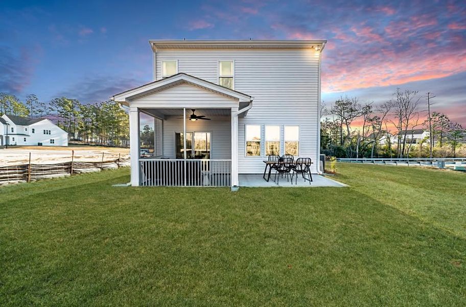 Representative exterior details of a home built from the Alexander by McKee Homes in Pembroke, Hope Mills (Image 4).