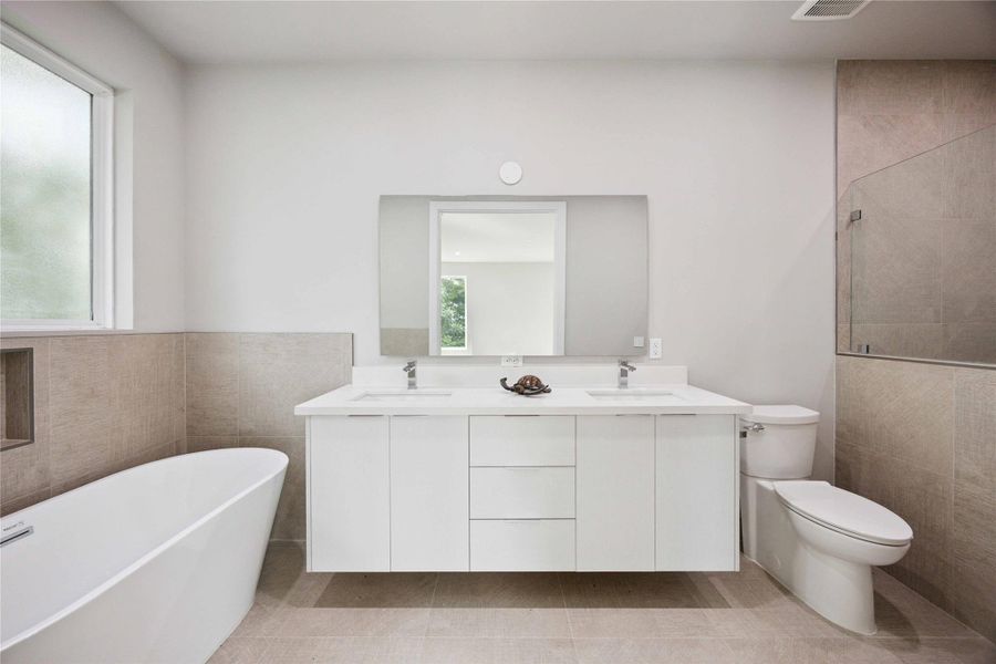 Furnished interior view inside a new home in , Houston (Image 9).