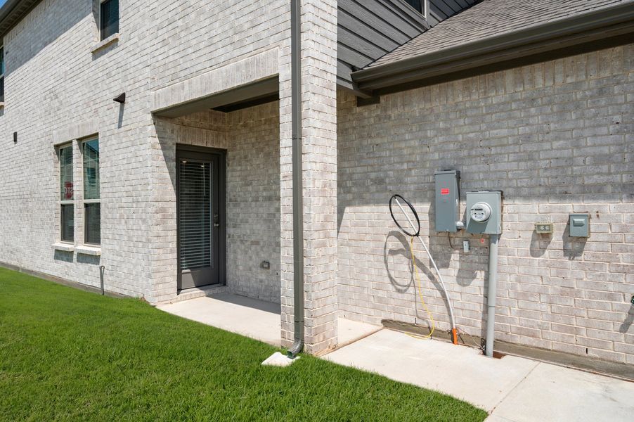 Front exterior of a new home in Sanger Circle – Townhomes, Sanger, TX, highlighting curb appeal (Image 28).