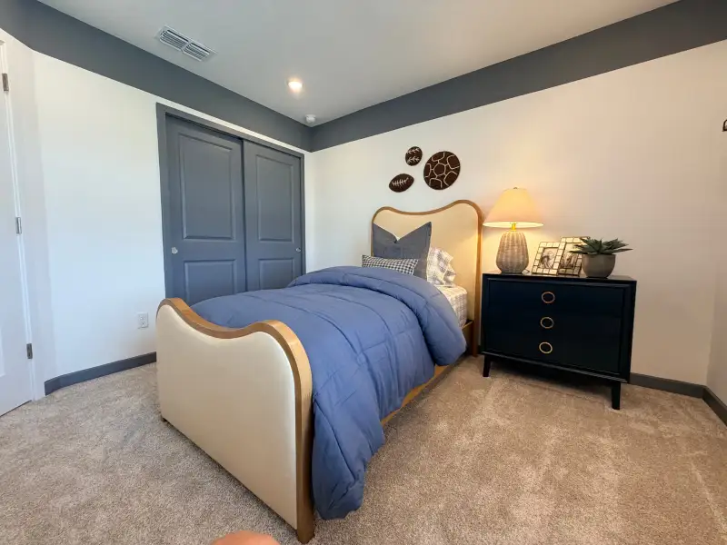 Furnished interior view inside a new home in Whaley Grove Townhomes, St. Cloud (Image 13). Furnished interior view inside a new home in Whaley Grove Townhomes, St. Cloud (Image 13).