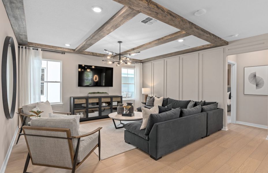 Representative furnished interior of a home built from the Dylan II by Pulte Homes in SeaFlower, Bradenton (Image 6).