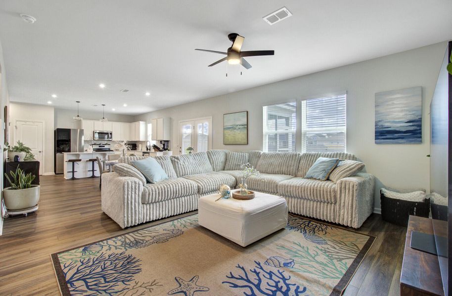 Furnished interior view inside a new home in Sanctuary Cove at Cane Bay, Summerville (Image 33).