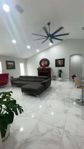 Furnished interior view inside a new home in , Ocala (Image 6).