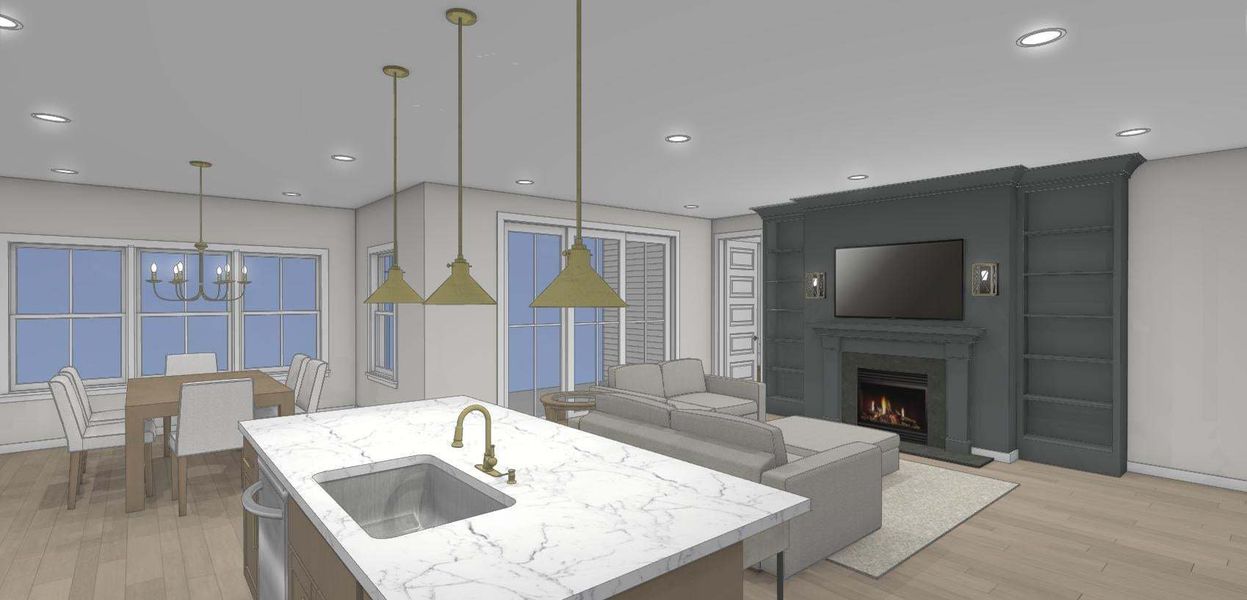 Representative furnished interior of a home built from the Woodford by Keystone Custom Homes in Lakestone Cove Waterfront, Belmont (Image 14). Representative furnished interior of a home built from the Woodford by Keystone Custom Homes in Lakestone Cove Waterfront, Belmont (Image 14).