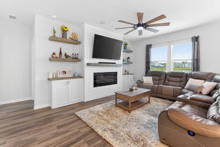 Furnished interior view inside a new home in Bradford Pointe, Summerville (Image 13).