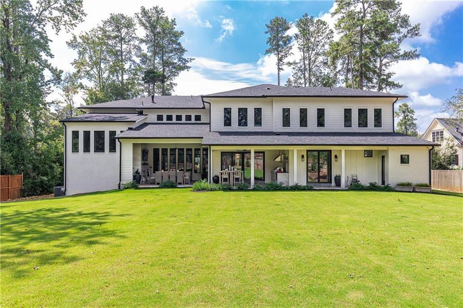 Front exterior of a new home in , Marietta, GA, highlighting curb appeal (Image 23).