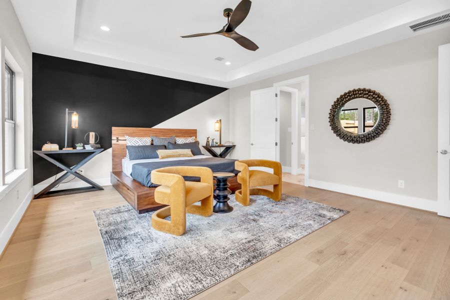 Furnished interior view inside a new home in ARTAVIA, Conroe (Image 11).