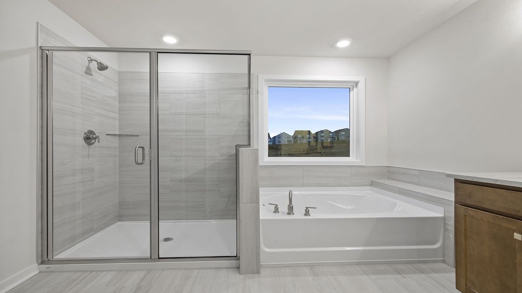 Furnished interior view inside a new home in Harrison Valley, Simpsonville (Image 16).