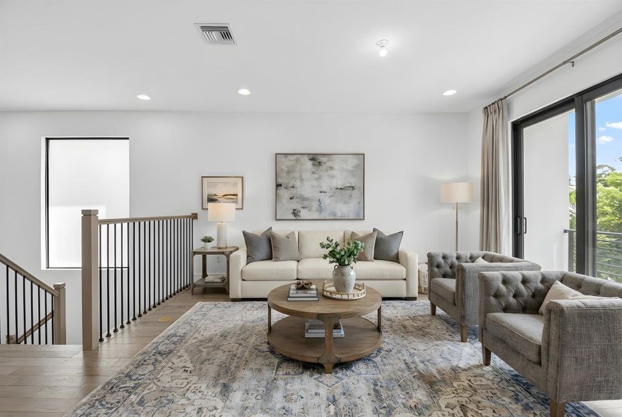 Furnished interior view inside a new home in , Boca Raton (Image 37).