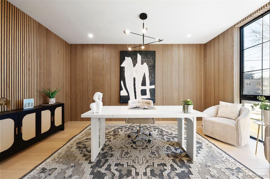 Furnished interior view inside a new home in , Denver (Image 6).